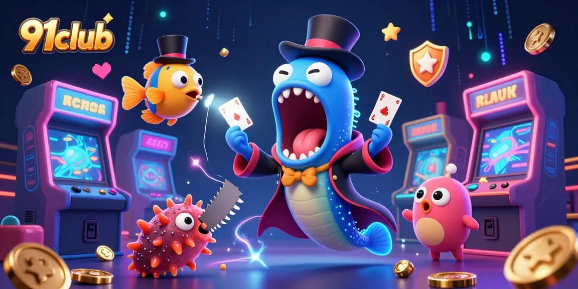 Experience exciting card tricks and vibrant arcade action in the 91club gaming scene.