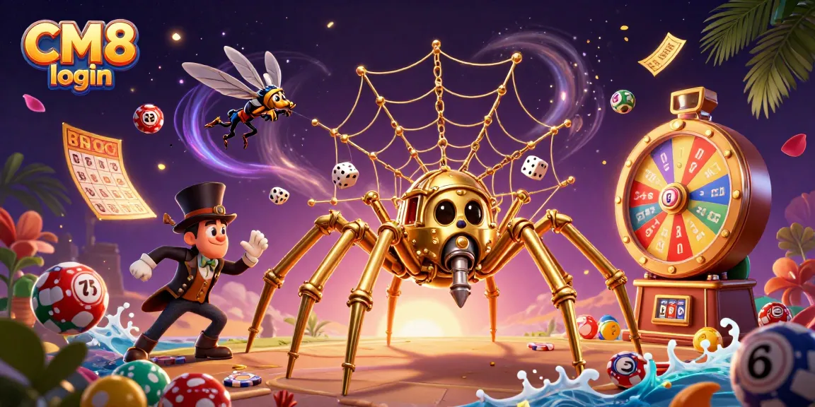 Experience the excitement of CM8 login with thrilling casino games and vibrant action elements.