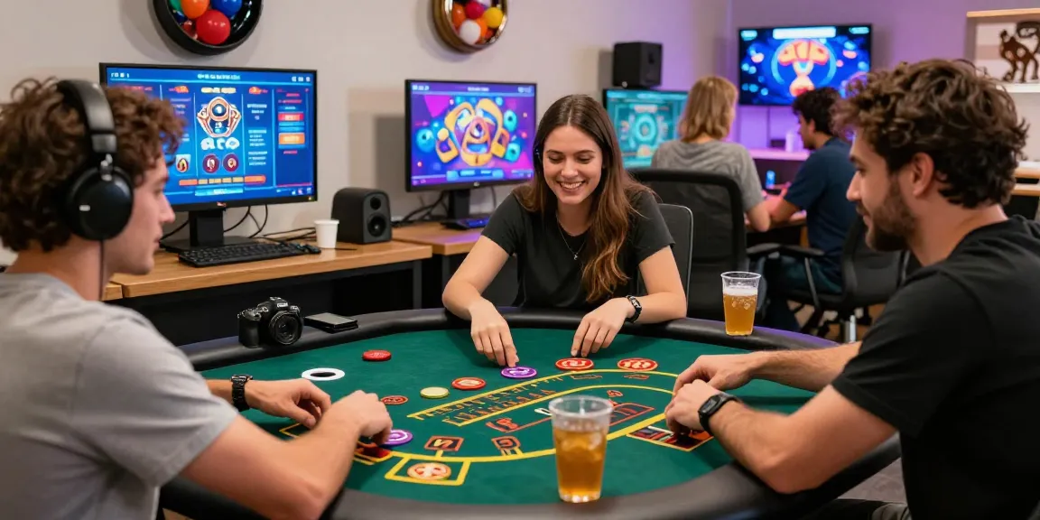 Exciting Winbox Casino gaming experience with players engaged in live games from home.