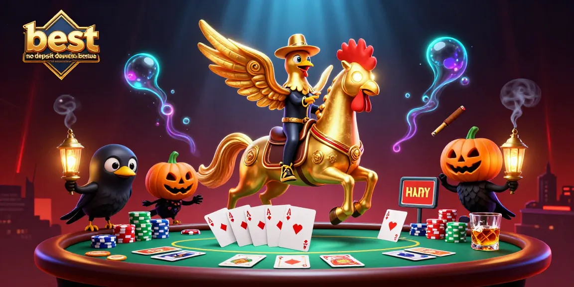 Experience the best no deposit bonus casinos and codes in australia with golden rooster and poker elements.