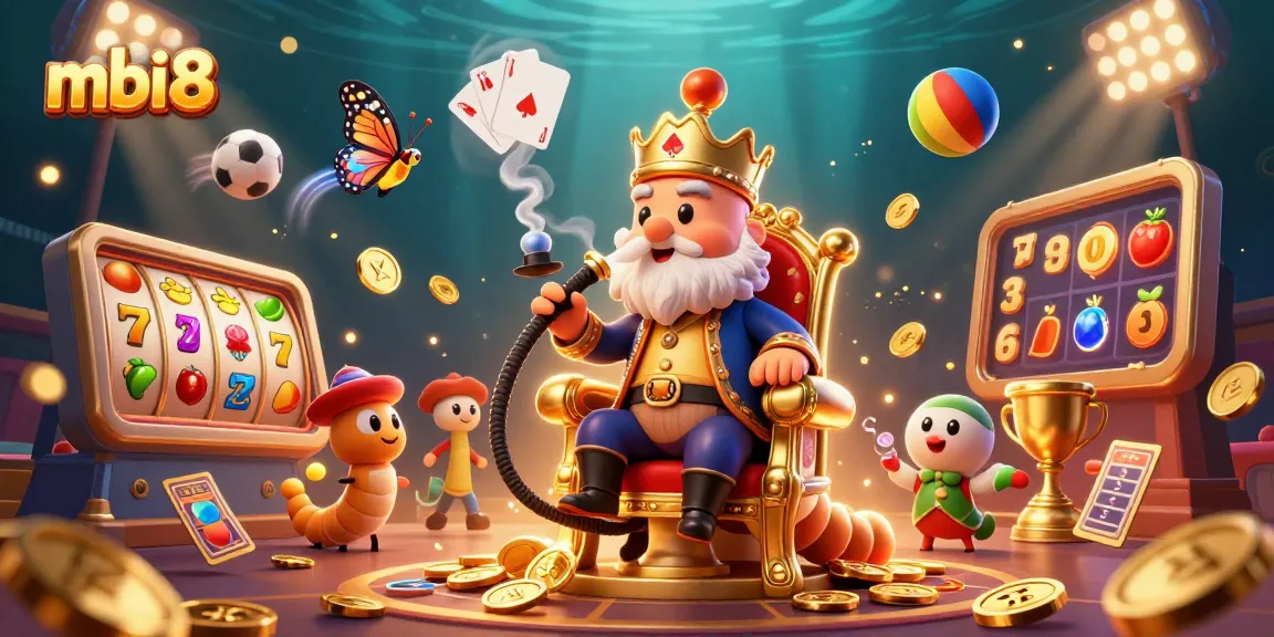 Experience thrilling gaming action with mbi8's vibrant 3D casino world featuring engaging characters and games.