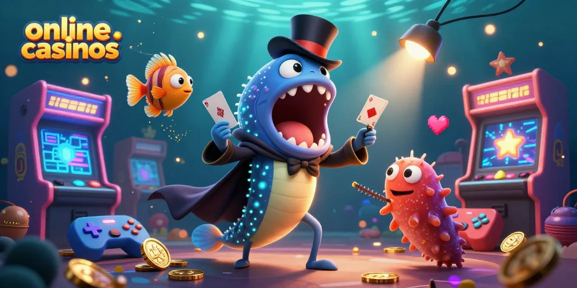 Experience magical fun at online casinos with enchanting underwater characters and vibrant gaming elements.