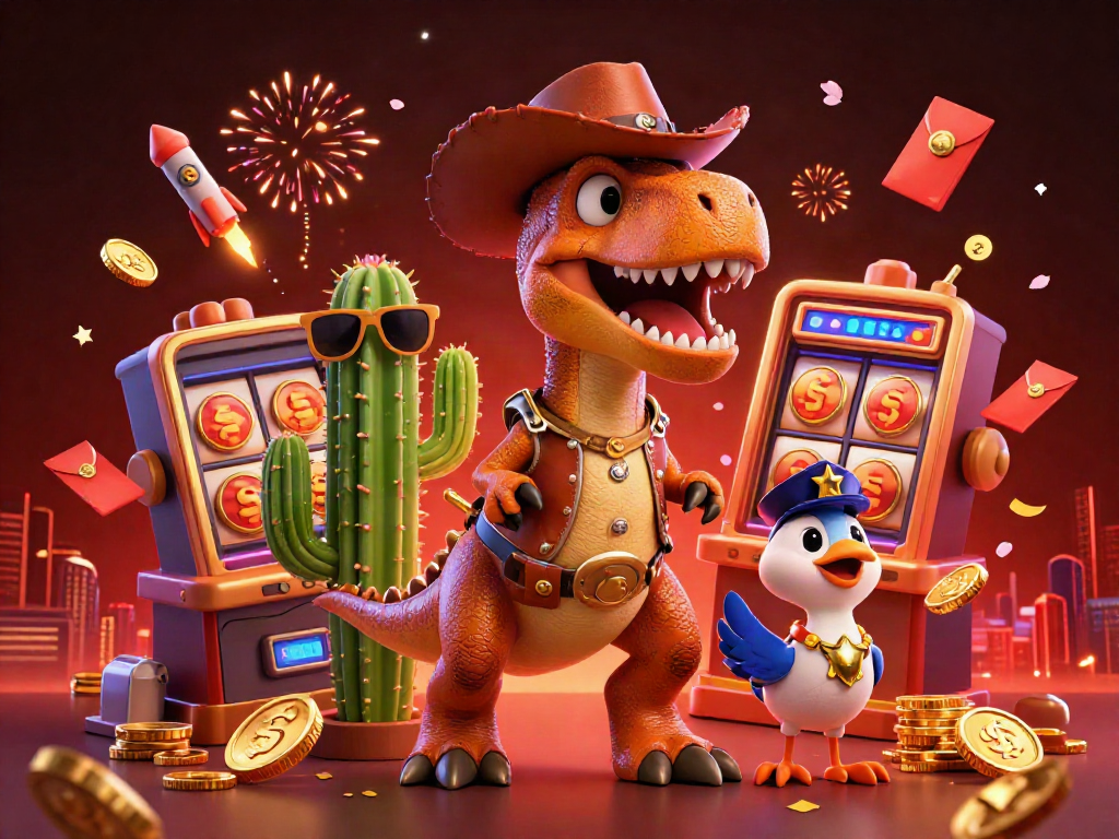 Spin the reels of fortune and view website to enjoy thrilling casino adventures with 3D characters and vibrant elements.