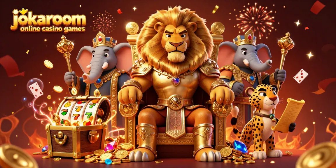 Experience the excitement of jokaroom online casino games with thrilling scenes of vibrant animations.
